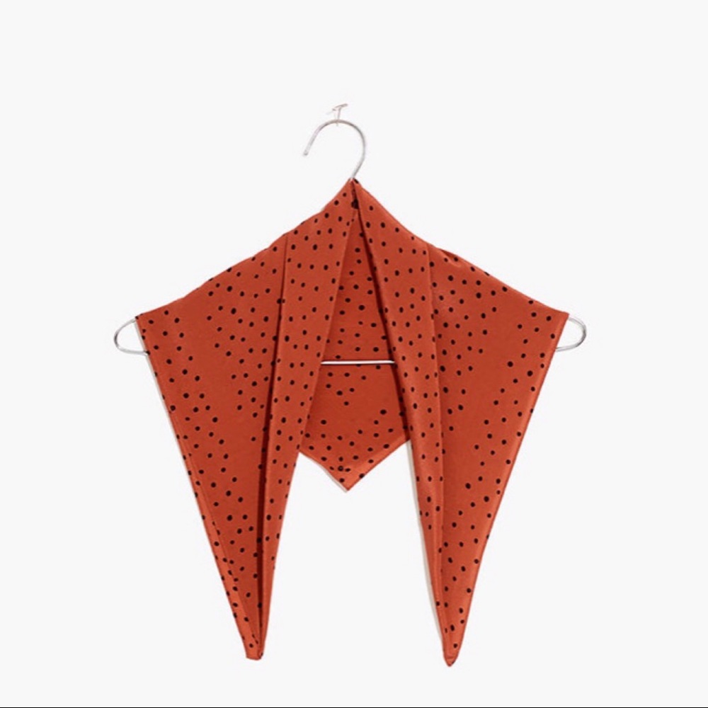 Madewell Silk bandana in mulled cider